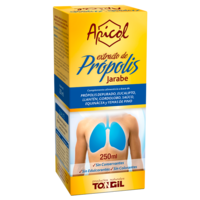 PROPOLIS SIRUP - APICOL JARABE za dihalne poti, grlo in glasilke